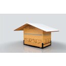 Markthütte XS - MINI 2,00m x 1,20m - Aufbau mit 2 Personen in ca. 15min