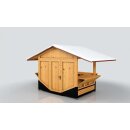 Markthütte XS - MINI 2,00m x 1,20m - Aufbau mit 2 Personen in ca. 15min