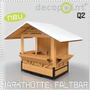 Markthütte Q2 - 2,13m x 2,13m - Aufbau mit 2...