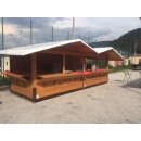 Markthütte 3MD 9,00m x 2,00m - Aufbau mit 2 Personen...
