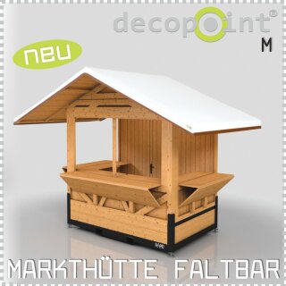 Markthütte MEDIUM light 3,00 x 2,00m - Aufbau mit 2 Personen in ca. 15min