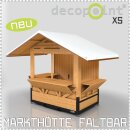 LIGHT Markthütte MINI 2,00m x 1,20m - Aufbau mit 2...