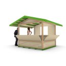 ECO Basic market hut 2.50 x 2.45m - set up with 2 people...