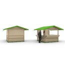 ECO Basic Markthütte 2,50m x 2,45m - Aufbau mit 2 Personen in ca. 20min