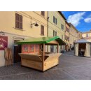 ECO Basic Markthütte 2,50m x 2,45m - Aufbau mit 2 Personen in ca. 20min