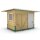 Wooden container foldable and stackable 3,00x2,00x2,40m