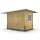 Wooden container foldable and stackable 3,00x2,00x2,40m