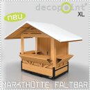 Markthütte XL 3,50 x 2,40m - Aufbau mit 2 Personen in ca. 15min