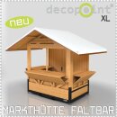 Markthütte XL 3,50m x 2,40m - Aufbau mit 2 Personen...